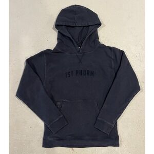 1st Phorm Men's Pullover Gym Performance Hoodie Sweatshirt Blue Size Small